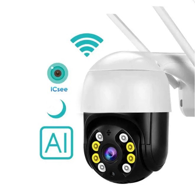 Cámara IP CCTV inteligente UHD de 8MP, Wifi, PTZ, Zoom Digital 5x, detección humana AI, ONVIF, protección de seguridad para el hogar, iCsee