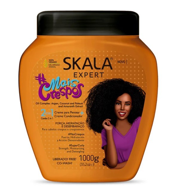 Skala Expert Mais Crespos 2 en 1 - Hidratación y Definición para Cabello Rizado