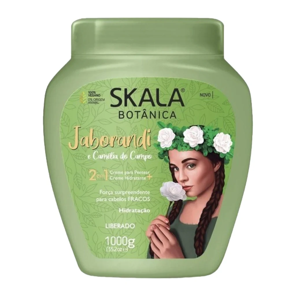 Skala Botánica Jaborandi 2 em 1 - Fortalecimiento y Crecimiento para Todo Tipo de Cabello