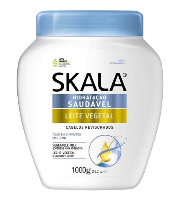 Skala Hidratação Saudável Leite Vegetal - Hidratación y Nutrición Saludable para Tu Cabello