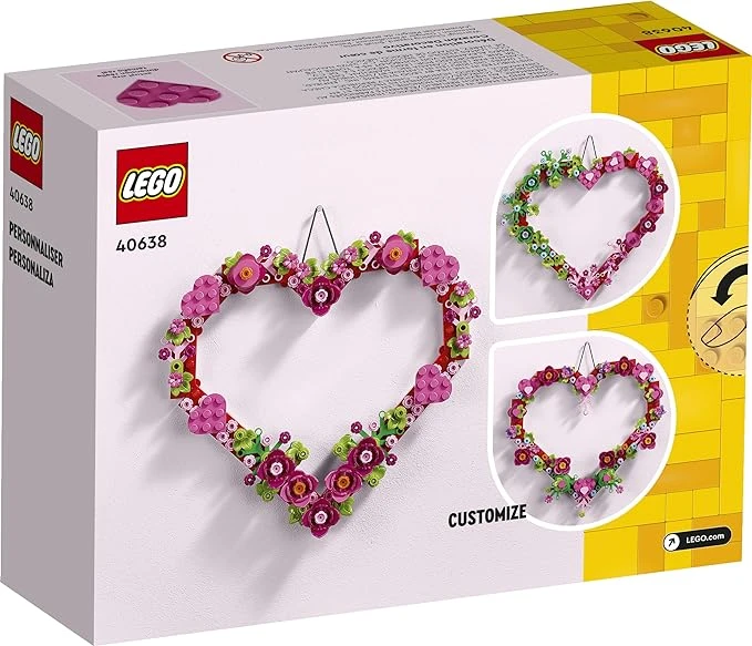 Kit de juguetes de construcción de adornos de corazón