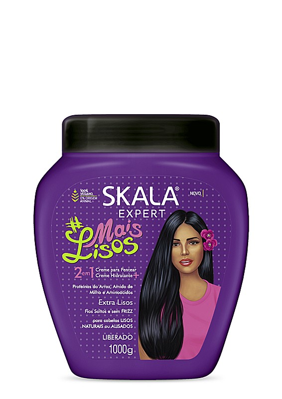 Skala Expert Mais Lisos 2 em 1 - Suavidad y Brillo para Cabello Liso