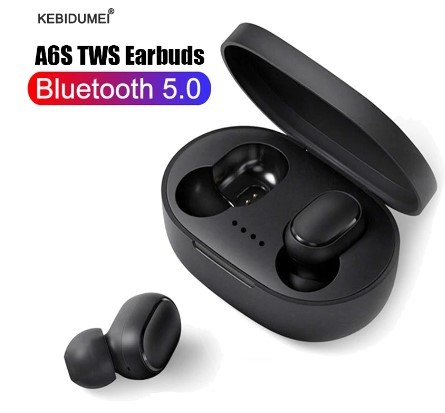 Auriculares TWS A6S, inalámbricos por Bluetooth, auriculares estéreo HiFi con reducción de ruido