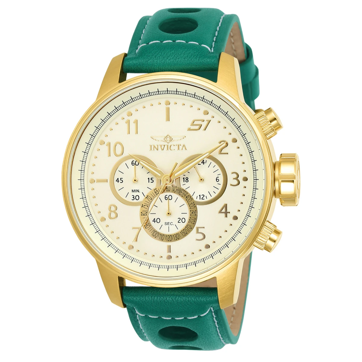 Reloj Invicta S1 Rally para hombre, 48 mm, verde